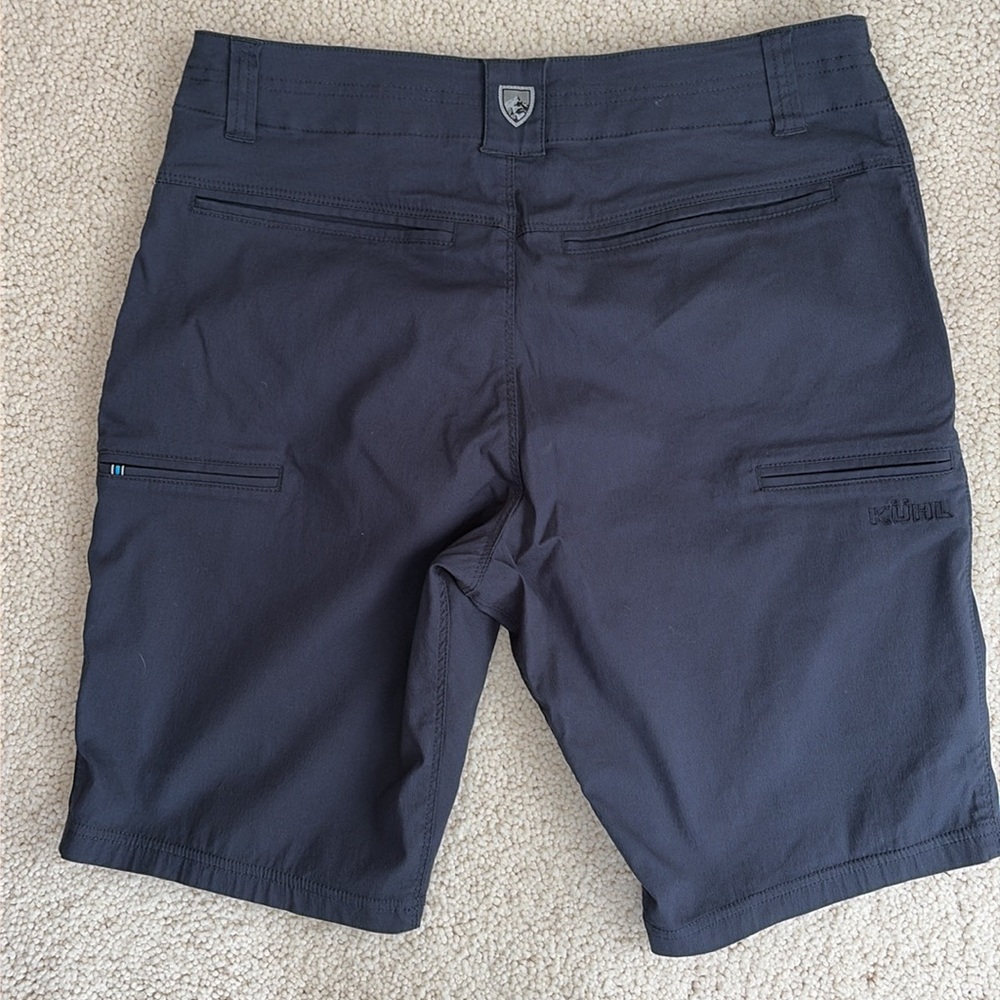 Kuhl Mens flat-front shorts - Size 30 - Navy Blue - Picture 4 of 5